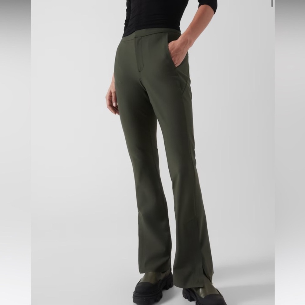 Athleta Olive Boot Cut Pants
